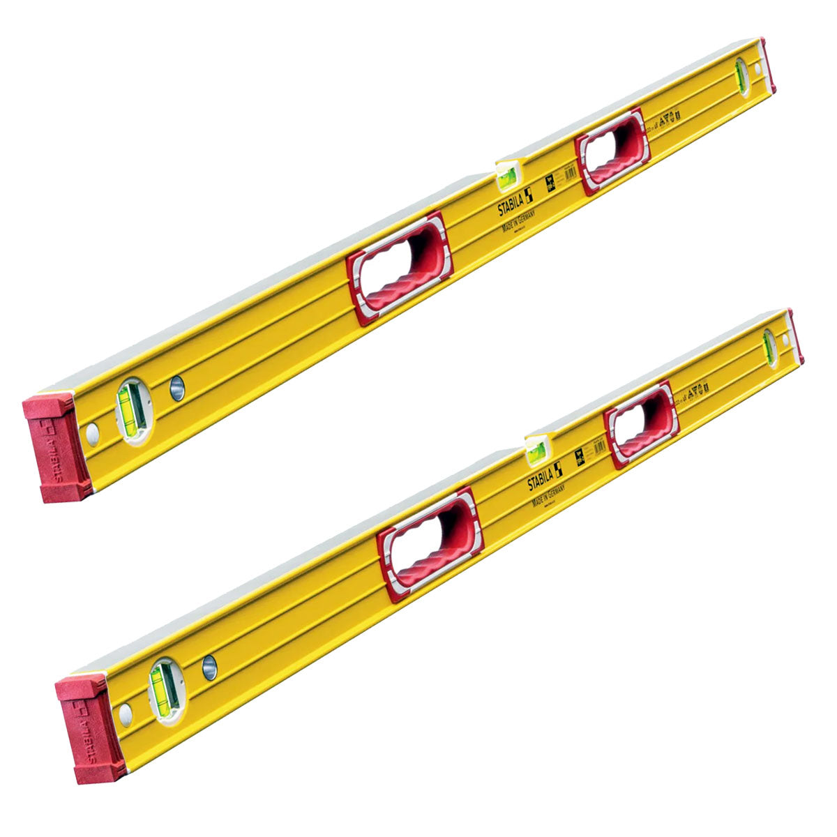 Stabila STB1962120 122cm/48in Spirit Level 3 Vial - 15236 Pack of 2