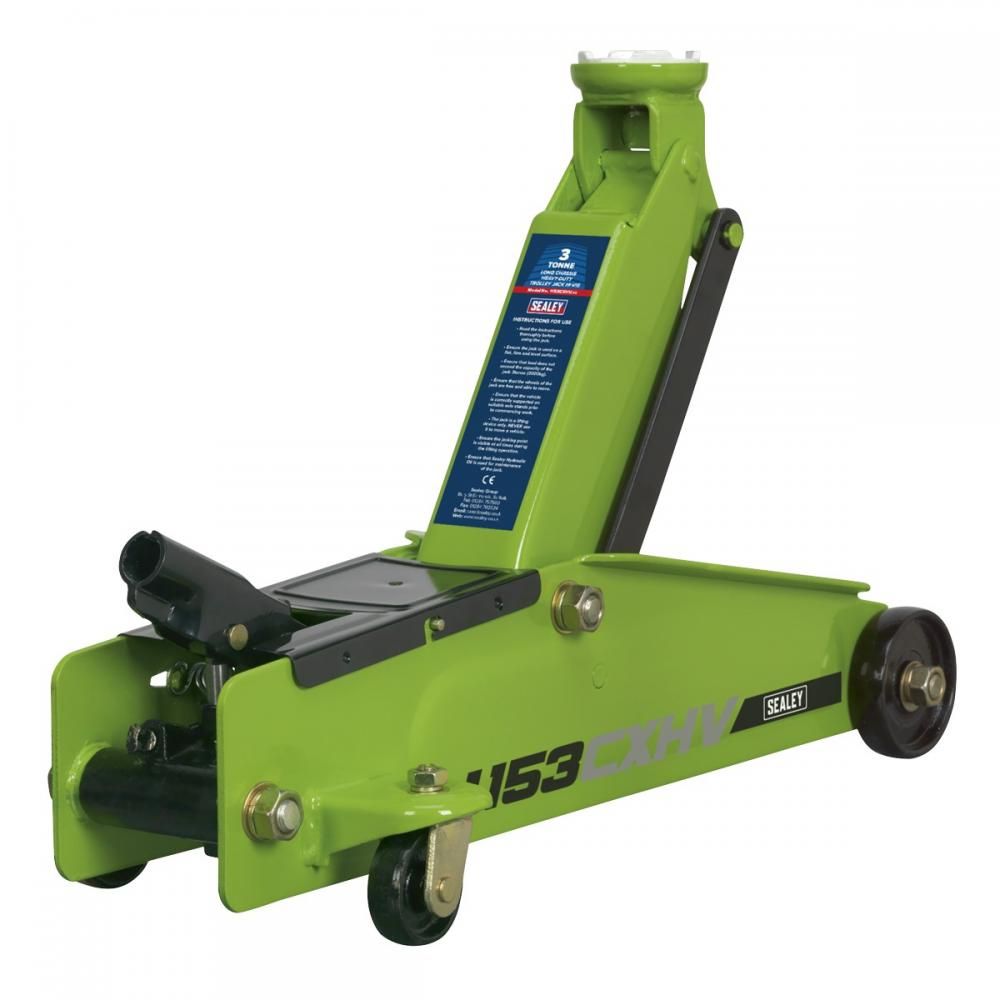 Sealey 1153CXHV 3tonne Trolley Jack Green