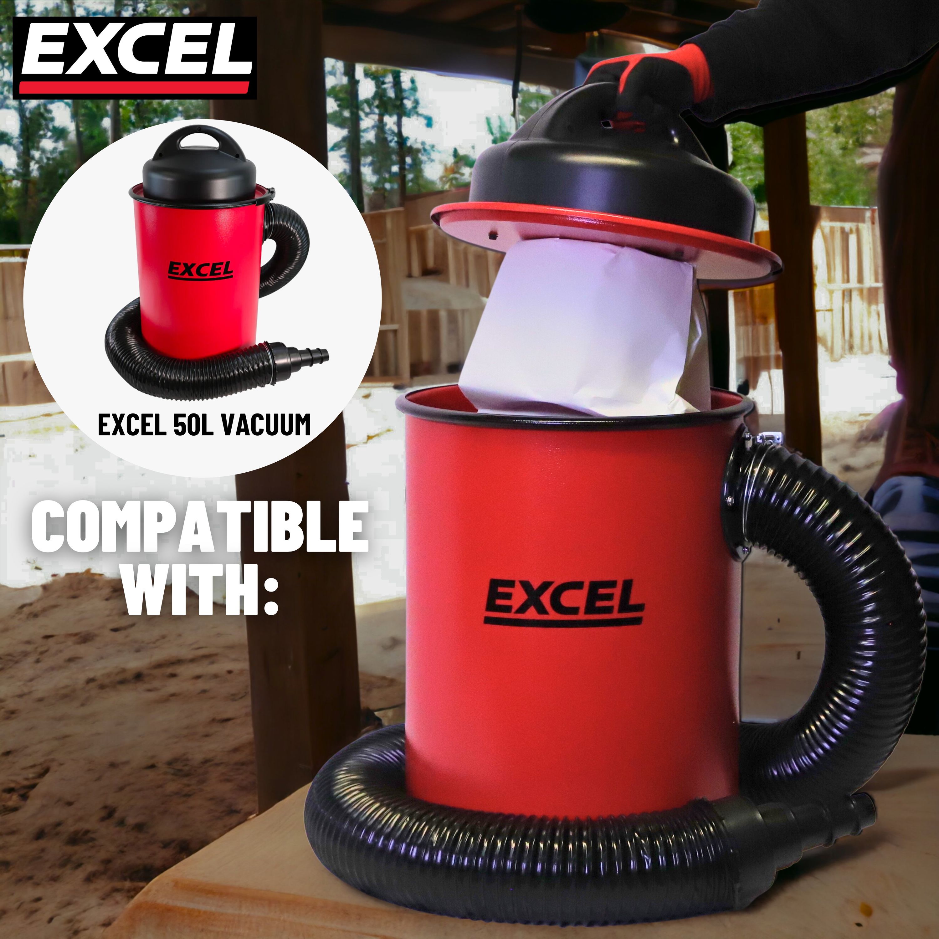 Excel Disposable Dust Bag for Excel 50L Vacuum Cleaner