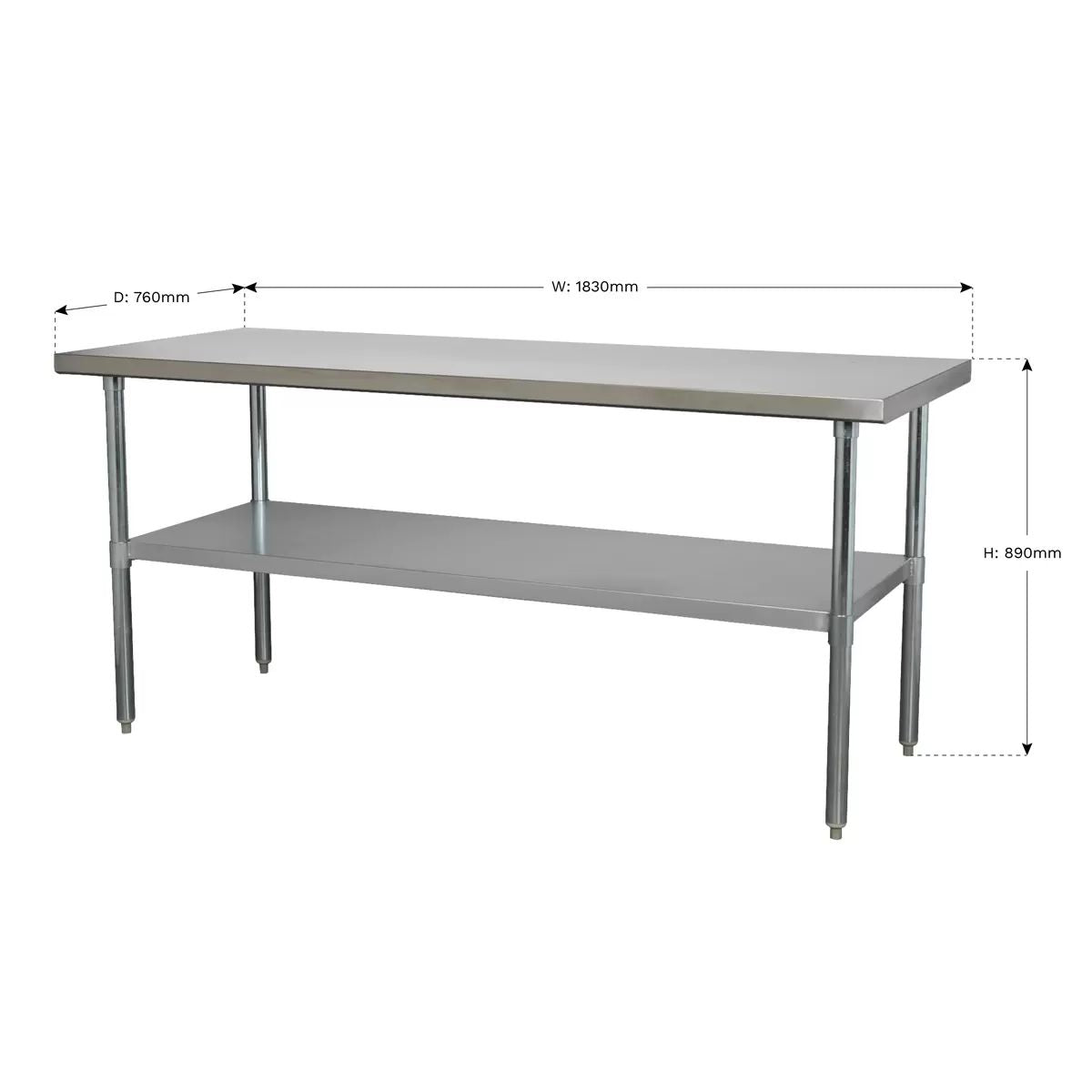 Sealey AP1872SS Stainless Steel Workbench 1.8mtr