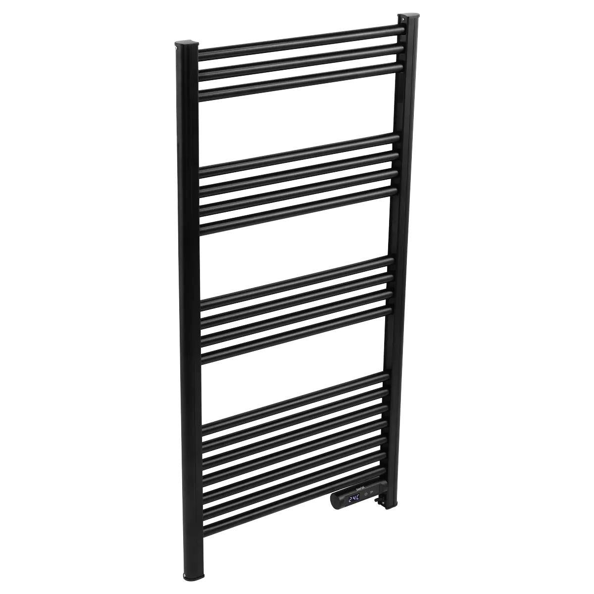 Sealey DH371 Baridi Electric Heated Towel Rail 1085 x 535mm with LED Display Black 230V