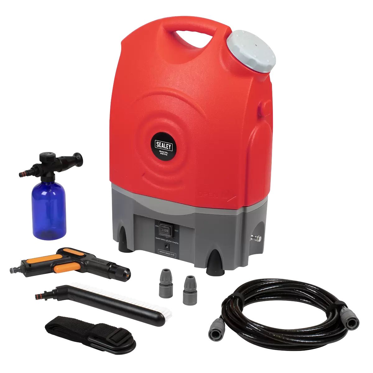 Sealey PW1712 12V Rechargeable Pressure Washer 17L