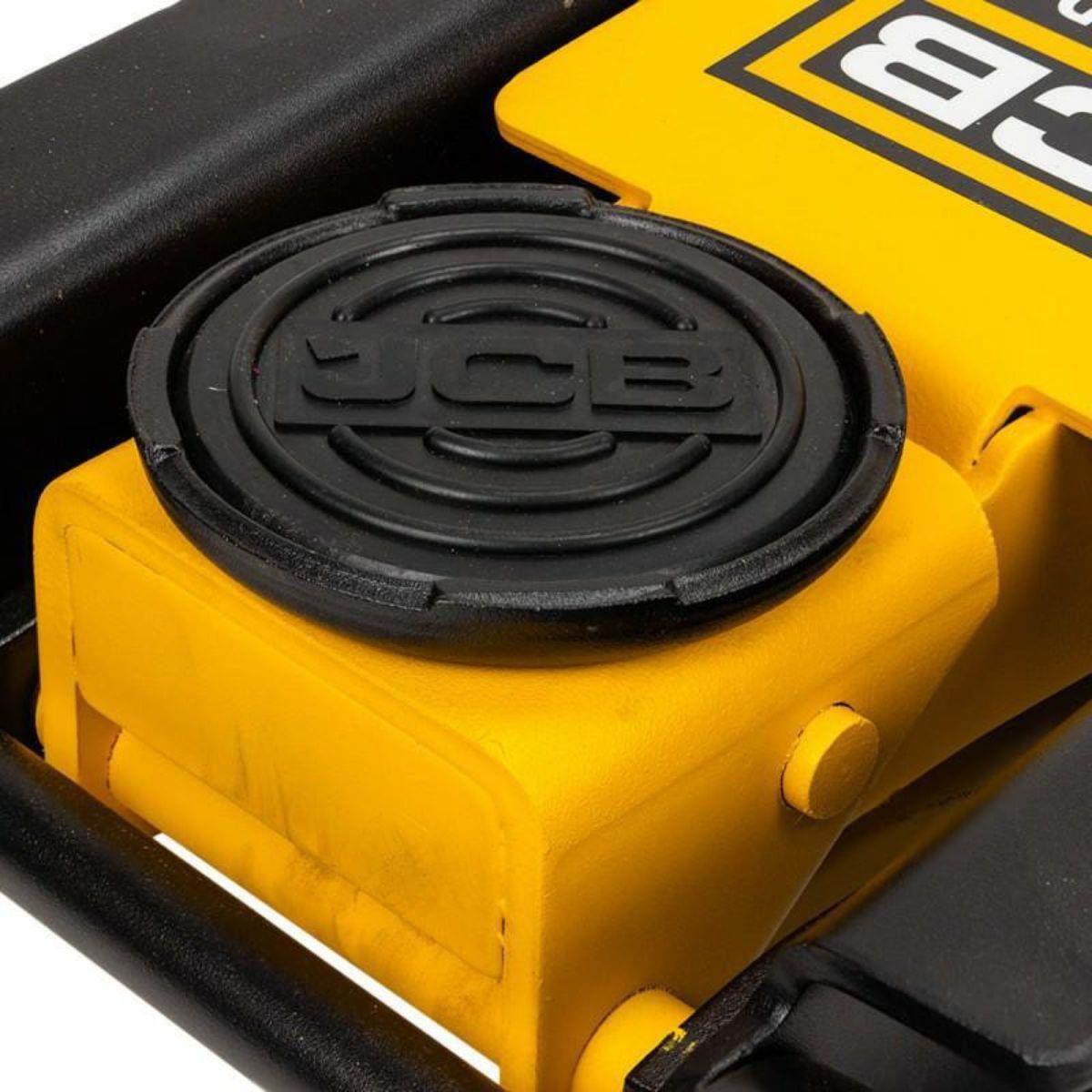 JCB-T83508D 3 Tonne Hydraulic Trolley Jack low-Profile 98-535mm Lift Double Pump