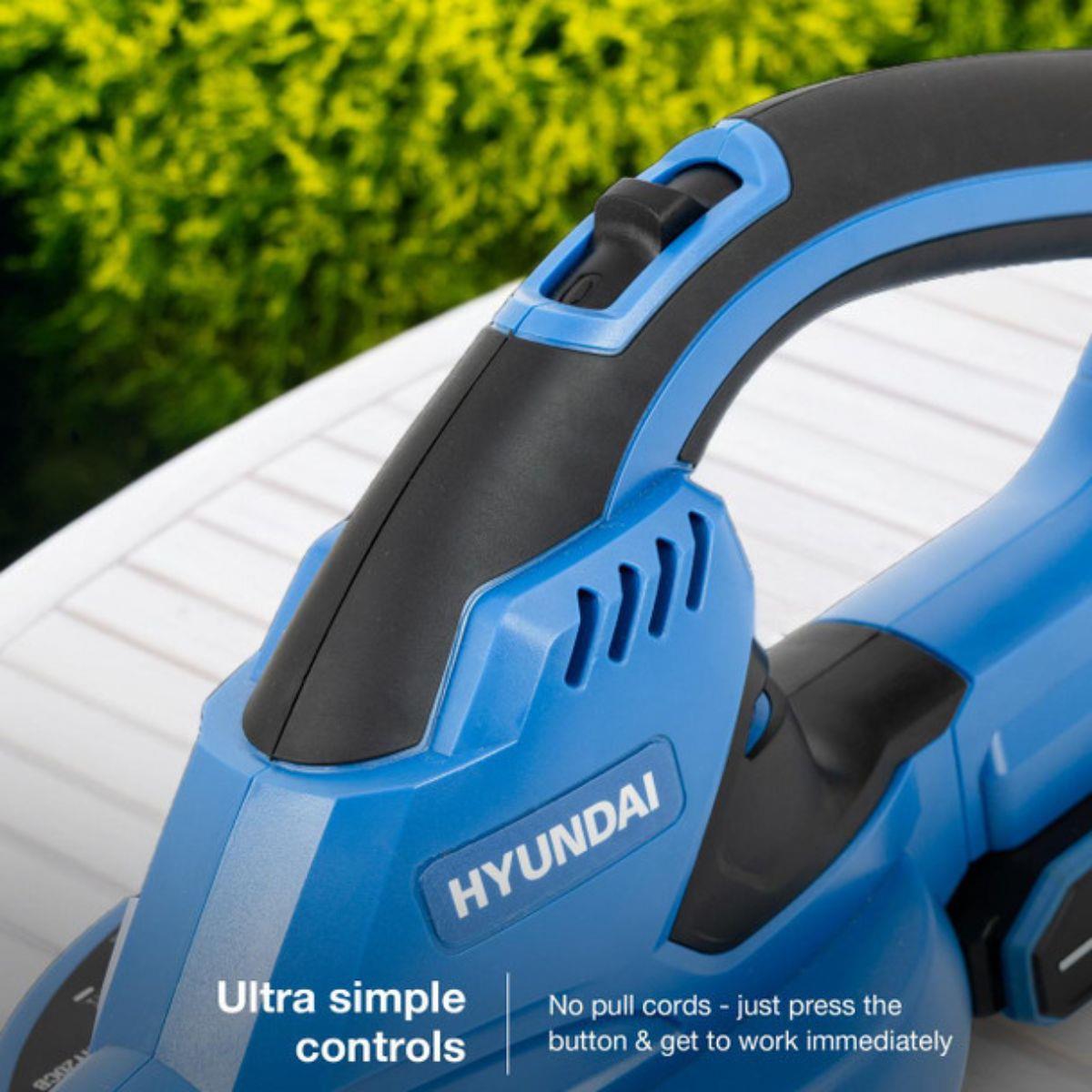 Hyundai HY20CCS10 20V Cordless Chainsaw 25cm 1 X 4Ah Battery and Charger