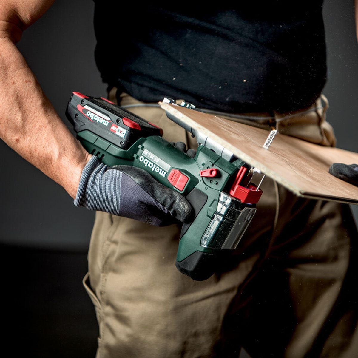 Metabo ST 18 L 90 18V Body Grip Jigsaw  with 1 x 4.0Ah Battery & Charger