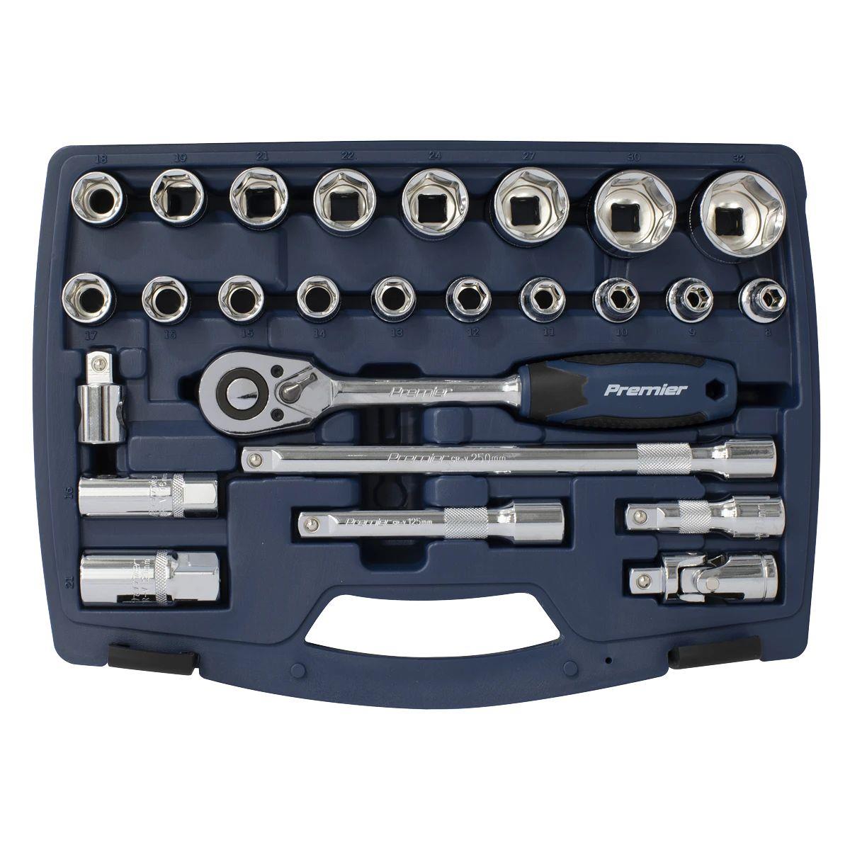 Sealey AK8992 Premier Socket Set 1/2