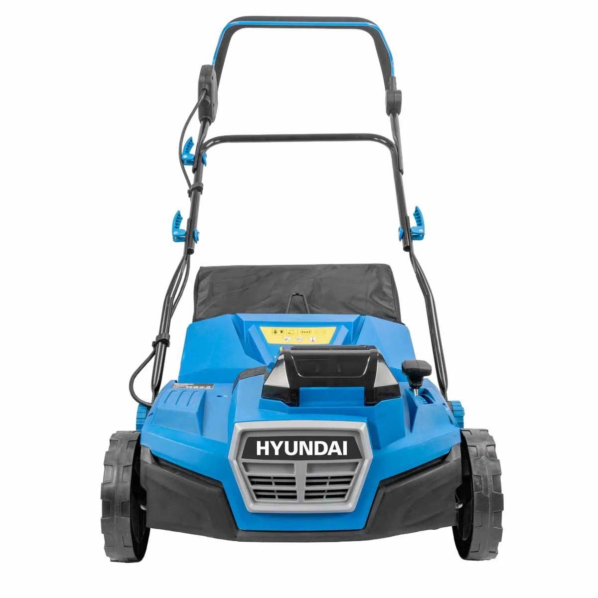 Hyundai HY40CSC38 2 x 20V 2-in-1 Brushless Scarifier & Aerator 38cm with 2 x 4.0Ah Batteries and Charger