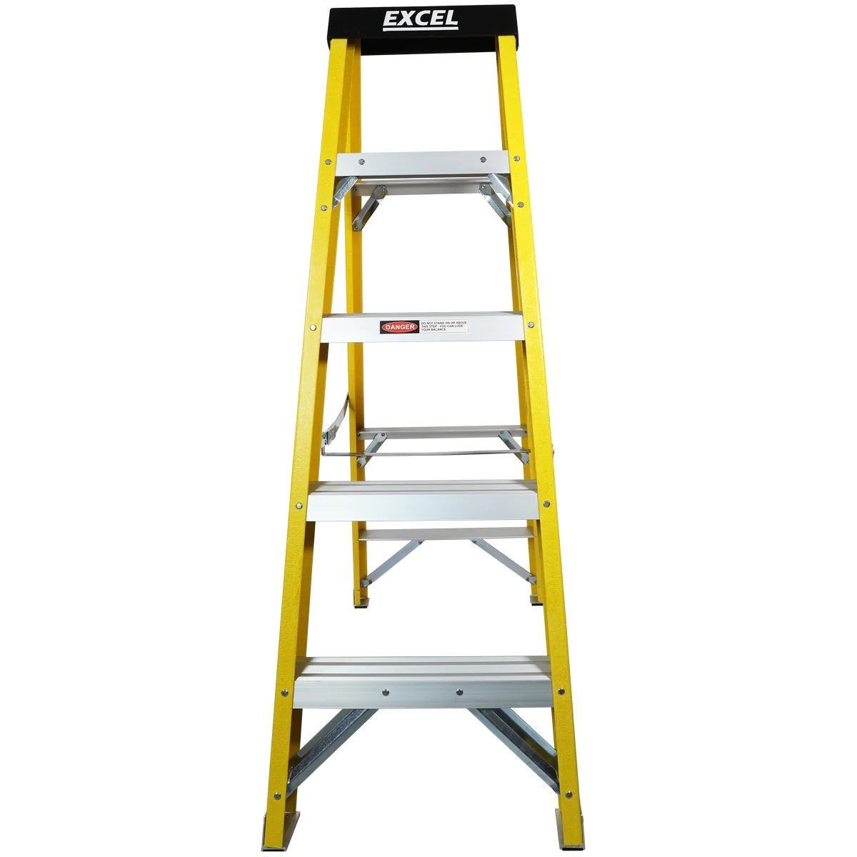 Excel Electricians Fibreglass Step Ladder 4 Tread 1.3m Heavy Duty