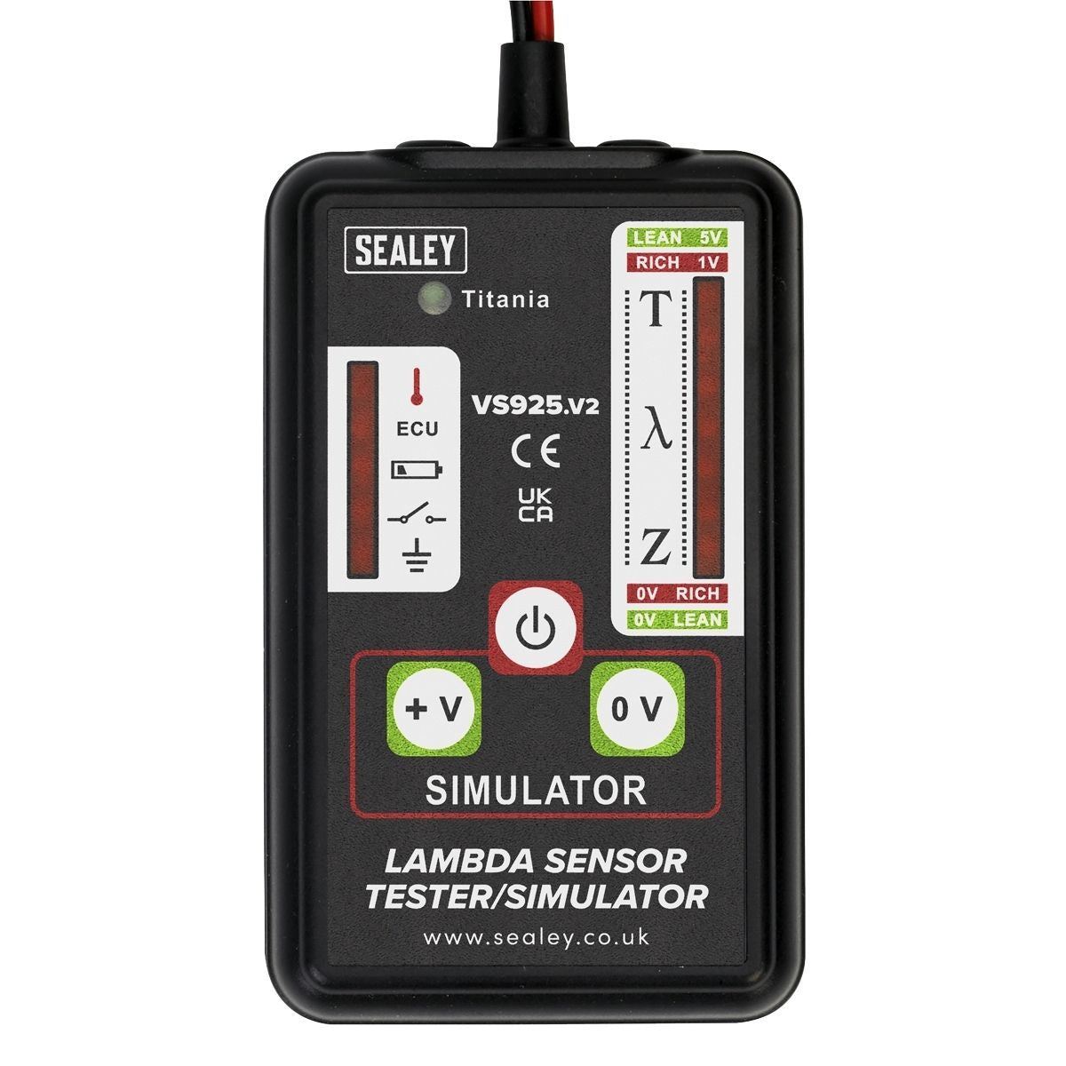 Sealey VS925 Lambda Sensor Tester/Simulator