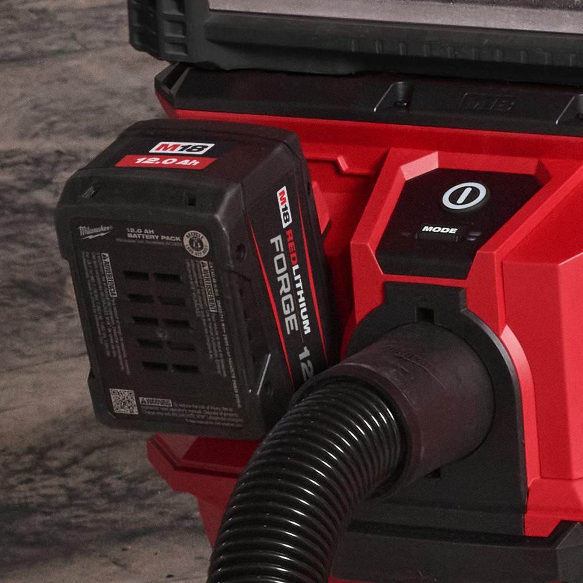 Milwaukee M18FVC23L-0 18V Brushless Wet & Dry Vacuum Cleaner with 1 x 5.0Ah Battery & Charger