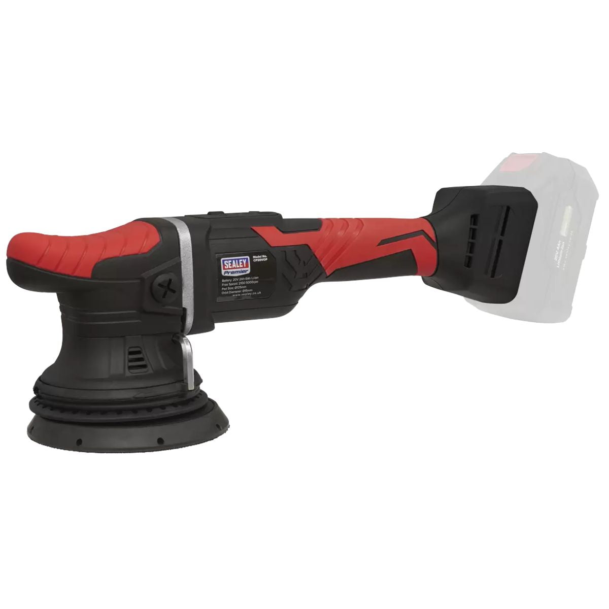 Sealey CP20VOP 20V Cordless 125mm Orbital Polisher Body Only