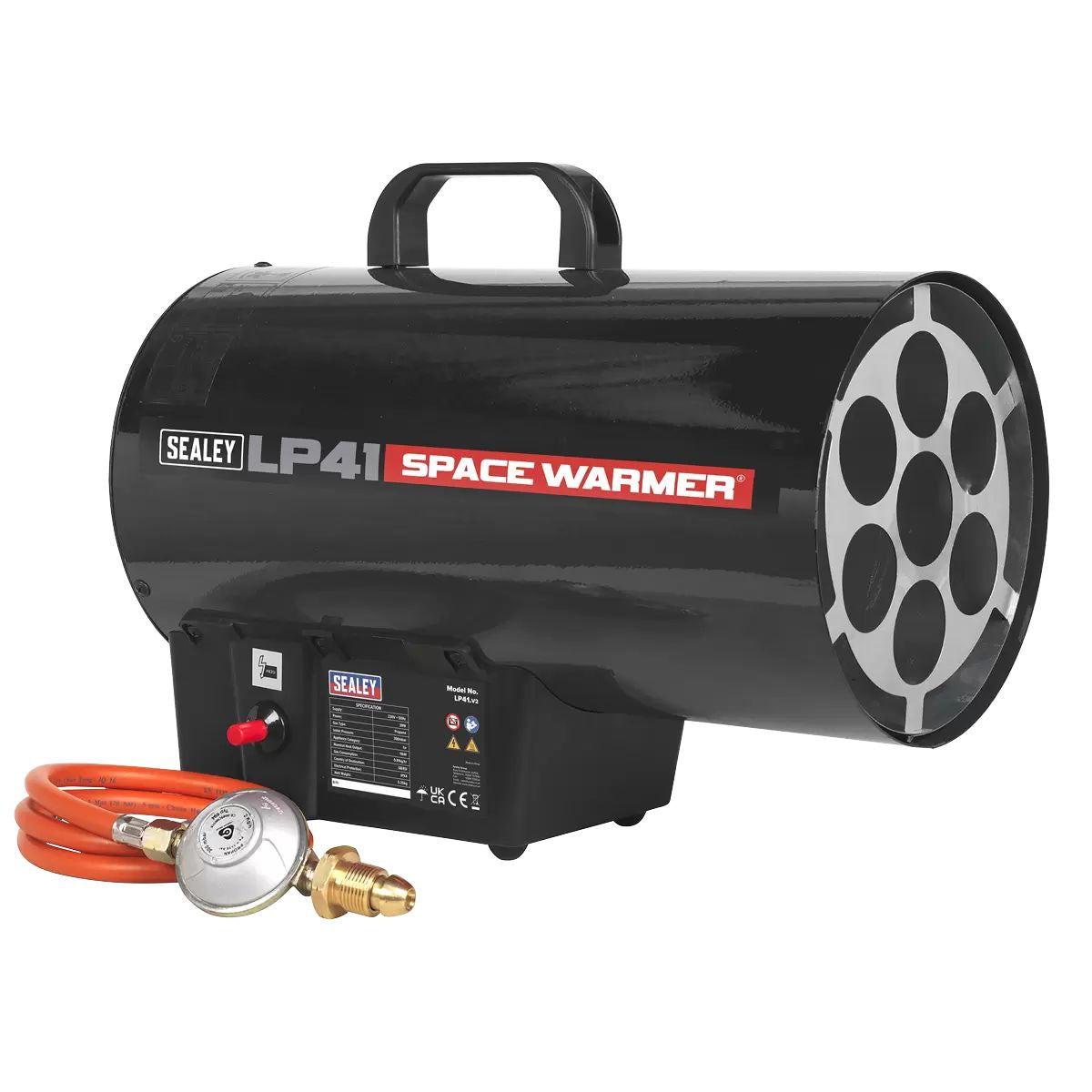 Sealey LP41 Space Warmer Propane Heater Garage Workshop 230V