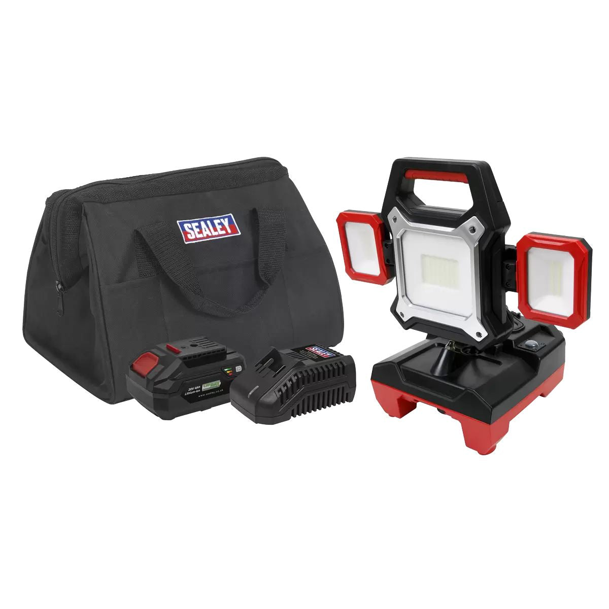 Sealey CP20VWLKIT1 Cordless/Corded 2-in-1 Work Light Kit With Battery & Charger