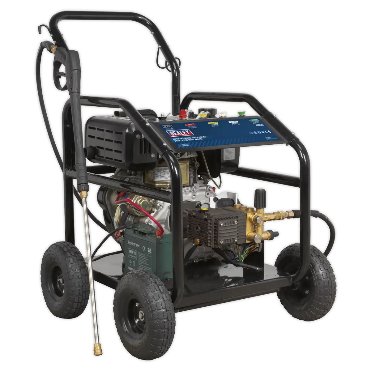 Sealey PWDM3600 Pressure Washer 290bar 900L/hr 10hp Diesel