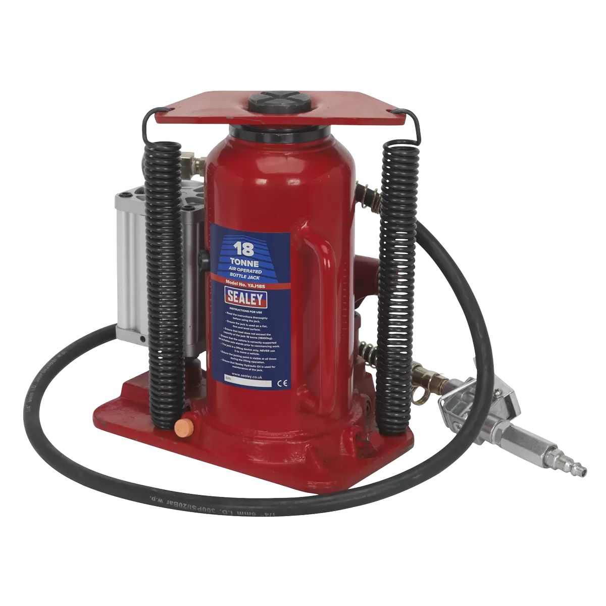 Sealey YAJ18S Air Operated Bottle Jack 18 tonne