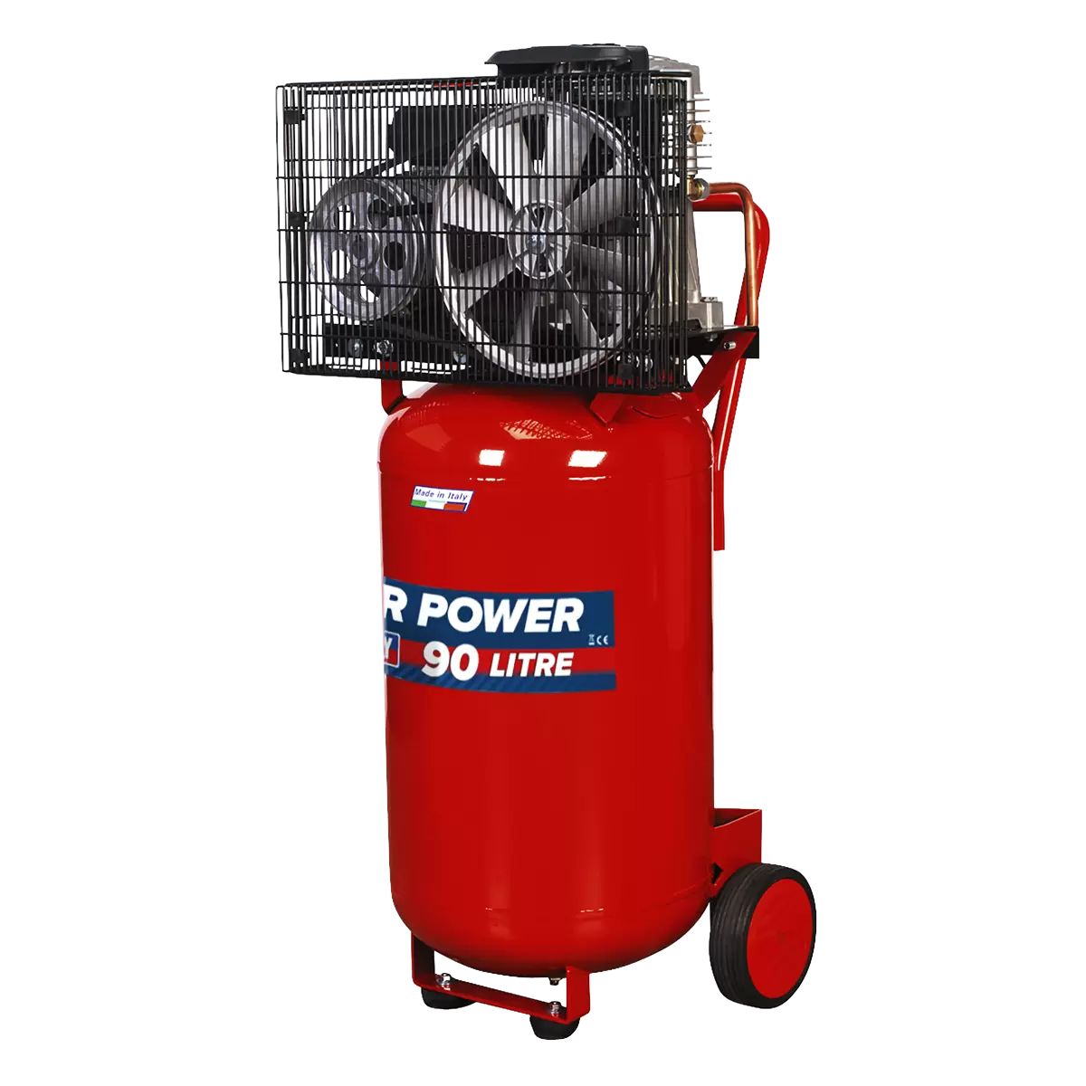 Sealey SAC1903B 90ltr Vertical Belt Drive Compressor 230V/13A