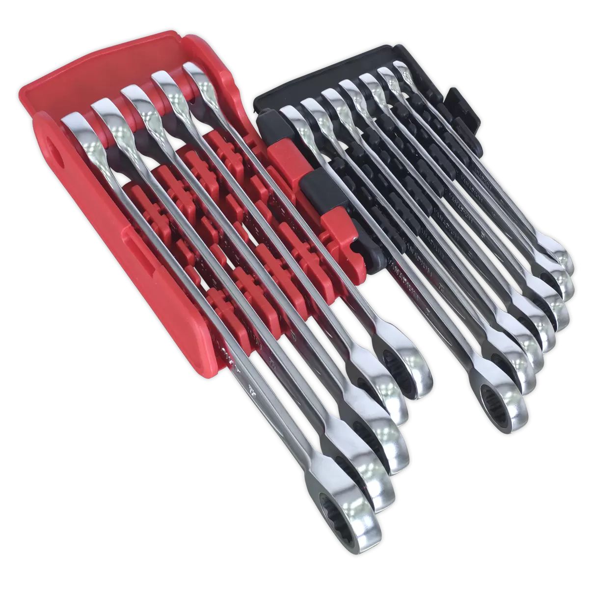 Sealey AK63922 Metric Ratchet Combination Spanner Set 12 Piece