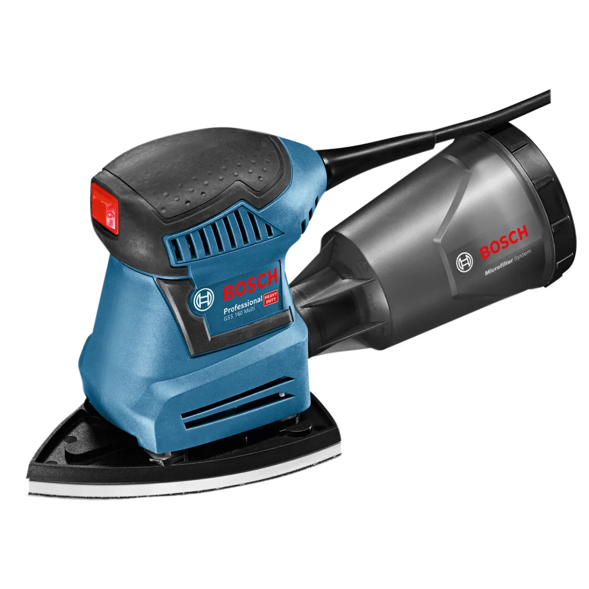 Bosch GSS 160 Multi Professional Orbital Sander 240V/180W for Efficient Sanding & Finishing Tasks 06012A2370