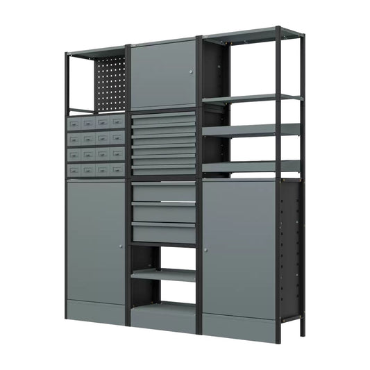 Sealey APMRSTACK1 Modular Racking System Combo 1.74m Versatile Storage Solution for Home and Workshop