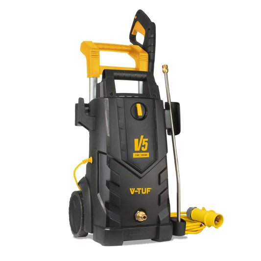 V-TUF V5110X2 High Performance Electric Pressure Washer 2200psi, 150 Bar, 6L/min for Powerful Cleaning