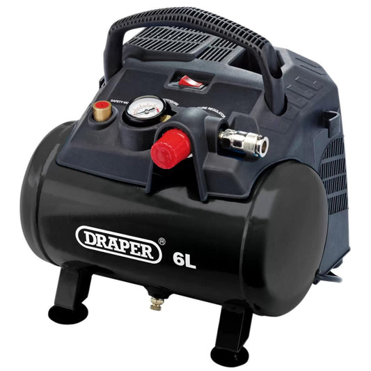 Draper DA6/180 6L Oil-Free Air Compressor 230V/1.2KW 02115