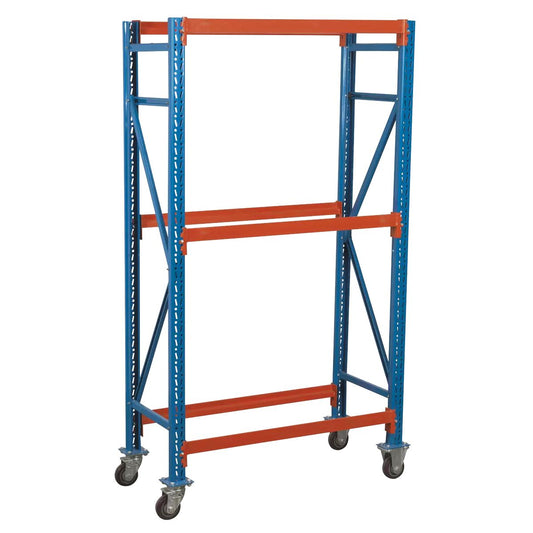 Sealey STR007 2-Level Mobile Tyre Rack 200kg Capacity Per Level