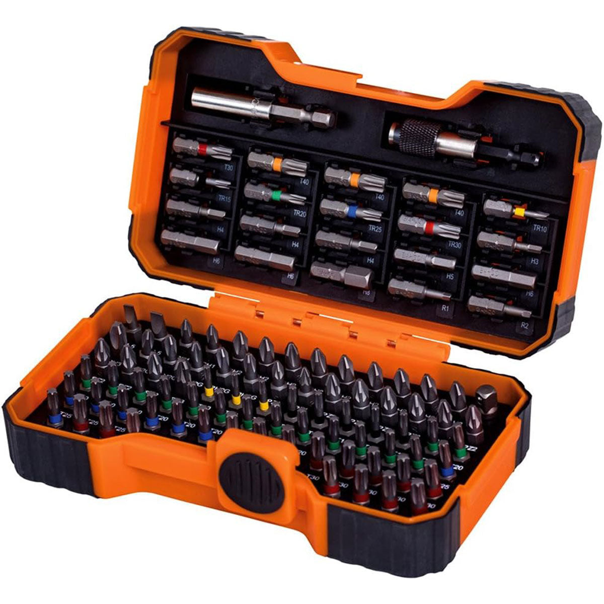 Bahco Screwdriver Bit Set 100 Piece with 2 Bit Holders 59/S100BC