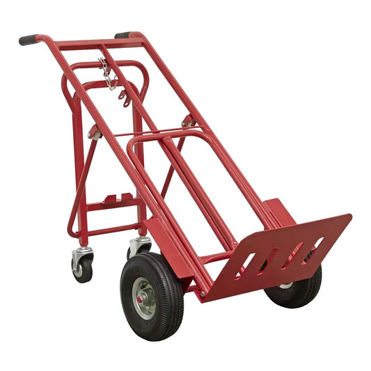 Sealey CST989 3-in-1 Sack Truck with Pneumatic Tyres 250kg Capacity