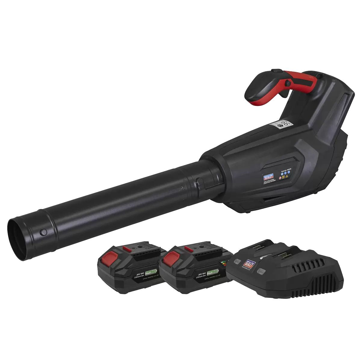 Sealey CP40VBKIT 40V Cordless Leaf Blower With 2 x 4.0Ah Battries & Charger