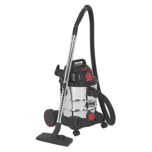 Sealey PC200SDAUTO Vacuum Cleaner Industrial 20ltr 1400w/230v