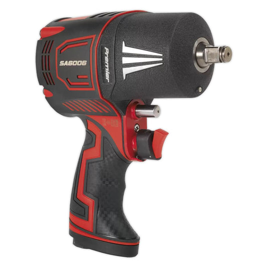 Sealey SA6006 1/2"Sq Drive Composite Air Impact Wrench Twin Hammer