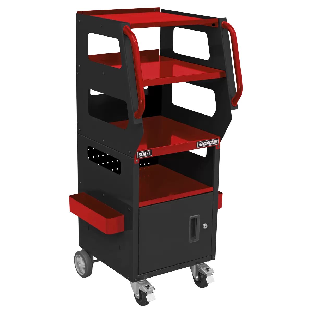 Sealey APDT435R 4-Level Multipurpose Trolley Versatile Tool for Diagnostics and Repairs