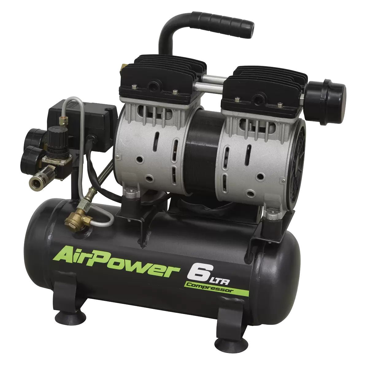 Sealey SAC0607S 6L Direct Drive Low Noise Air Compressor 230V/13A