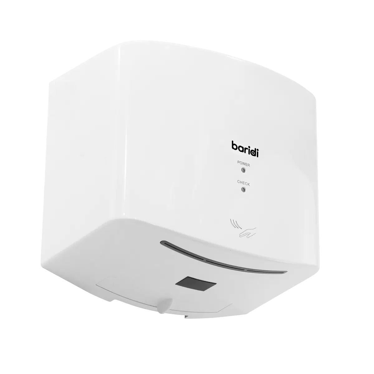 Sealey DH378 Baridi High Speed Hand Dryer with Auto Sensor 1400-1650W/230V White