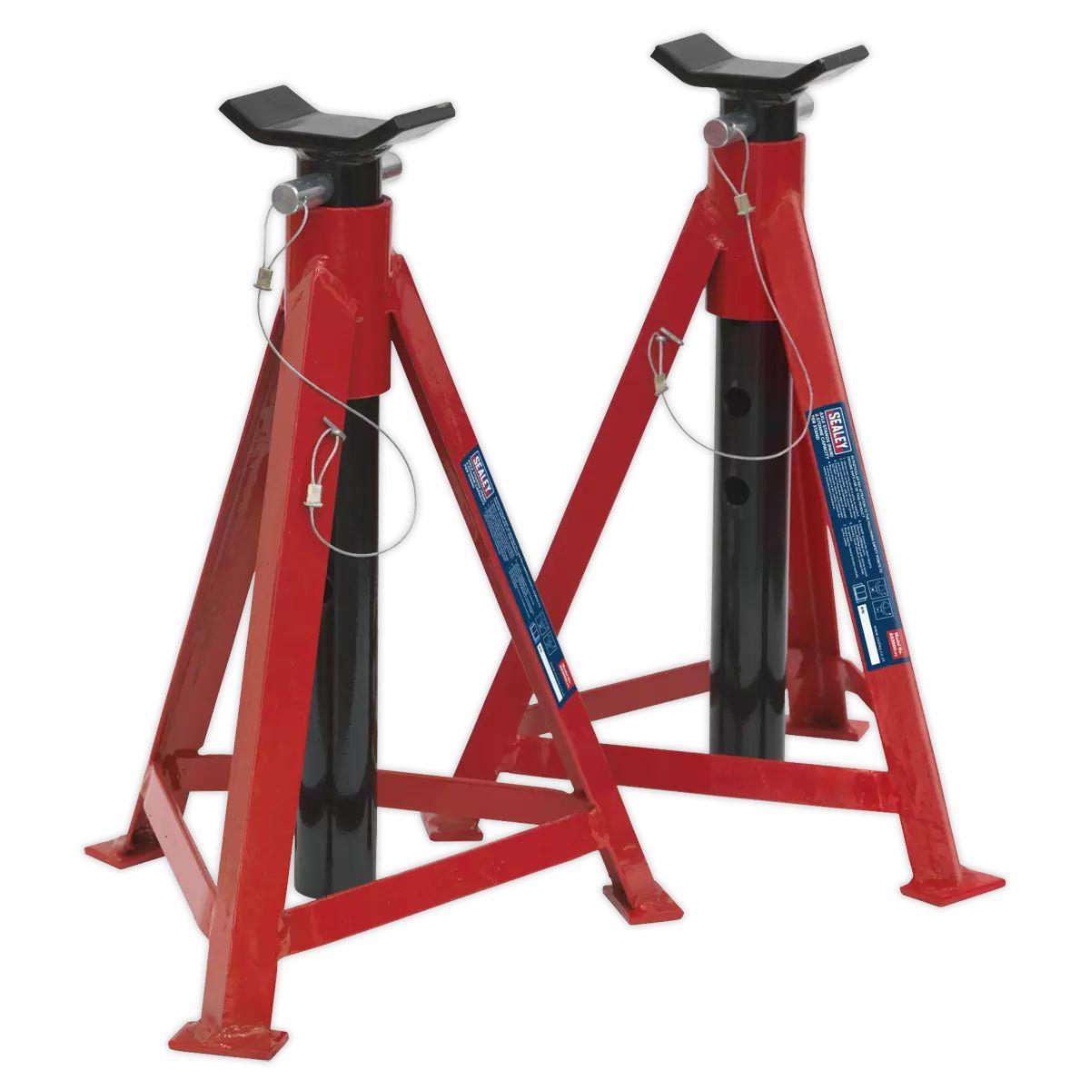 Sealey AS3000 Axle Stands 2.5tonne Capacity Per Stand 5tonne Pair 700mm Medium Height