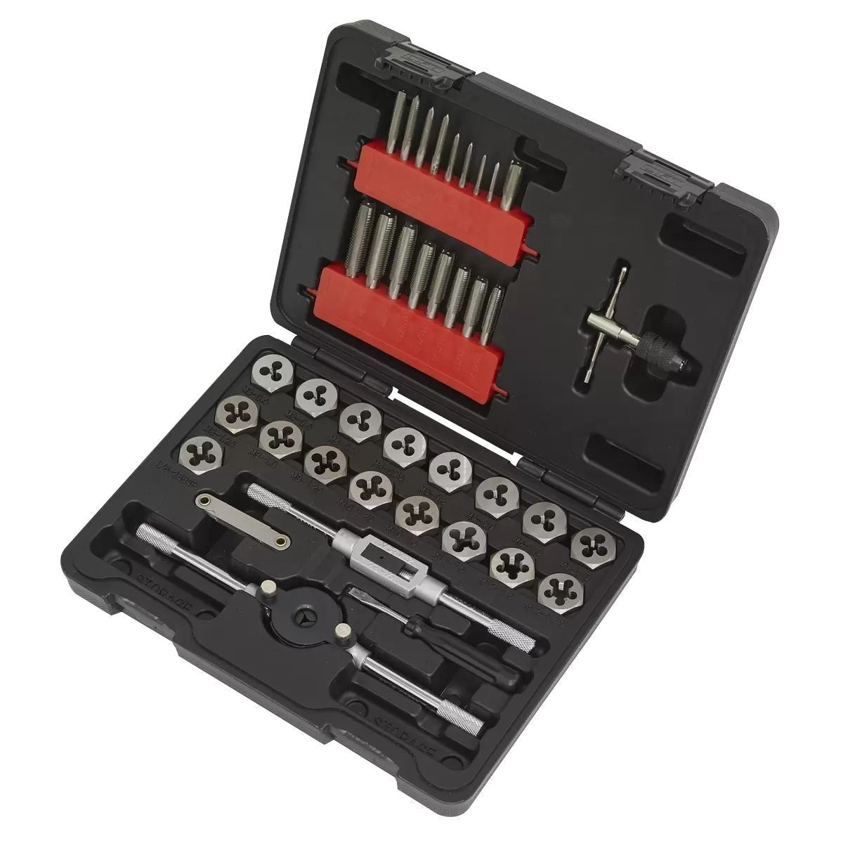 Sealey AK3039HM Tap & Hex Die Set 39pc