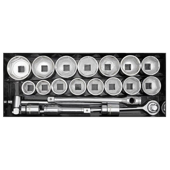 Sealey S0768 Socket Set 21pc 1inSq
