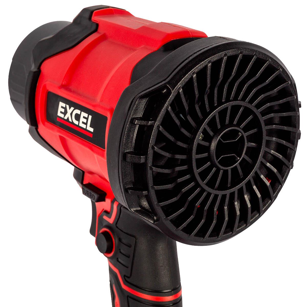 Excel 18V Brushless Storm Blower with Makita 1 x 3.0Ah Battery, Charger & Adaptor