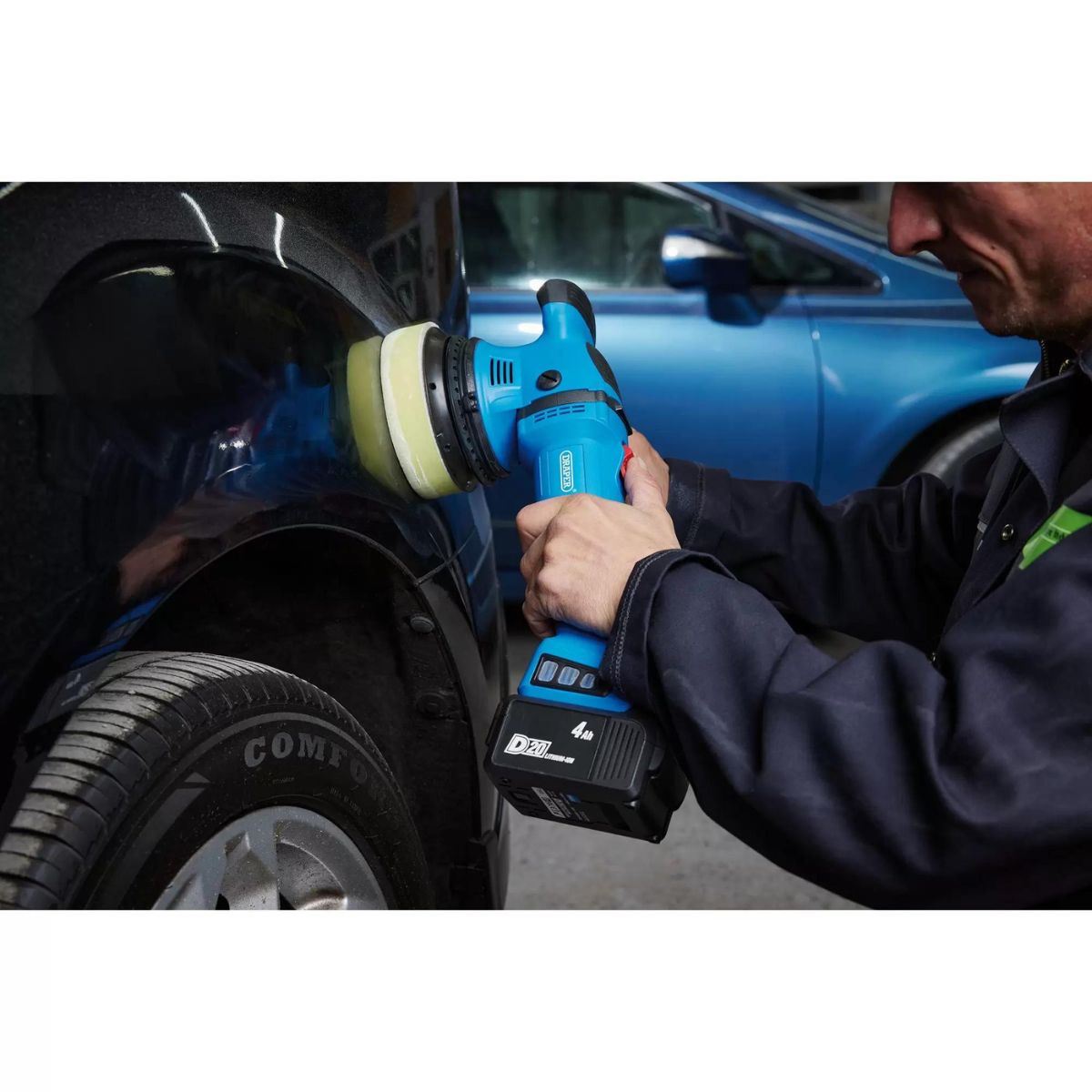 Draper D20ROP 20V Brushless Random Orbit Polisher 125mm Body Only 58318