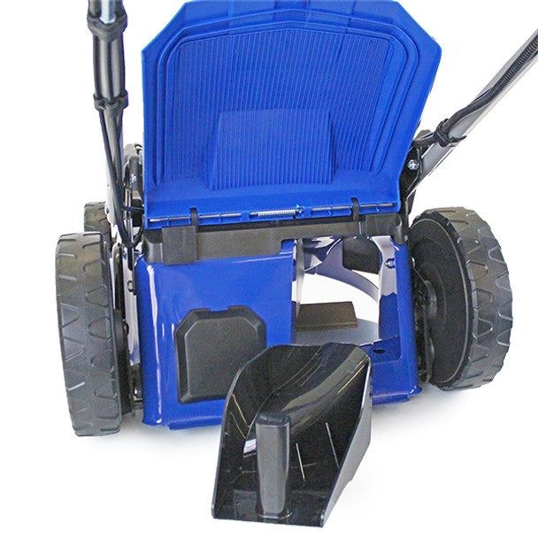 Hyundai HYM460SPE 46cm Electric-Start Self-Propelled Petrol Lawnmower Mulch, Rear & Side Discharge