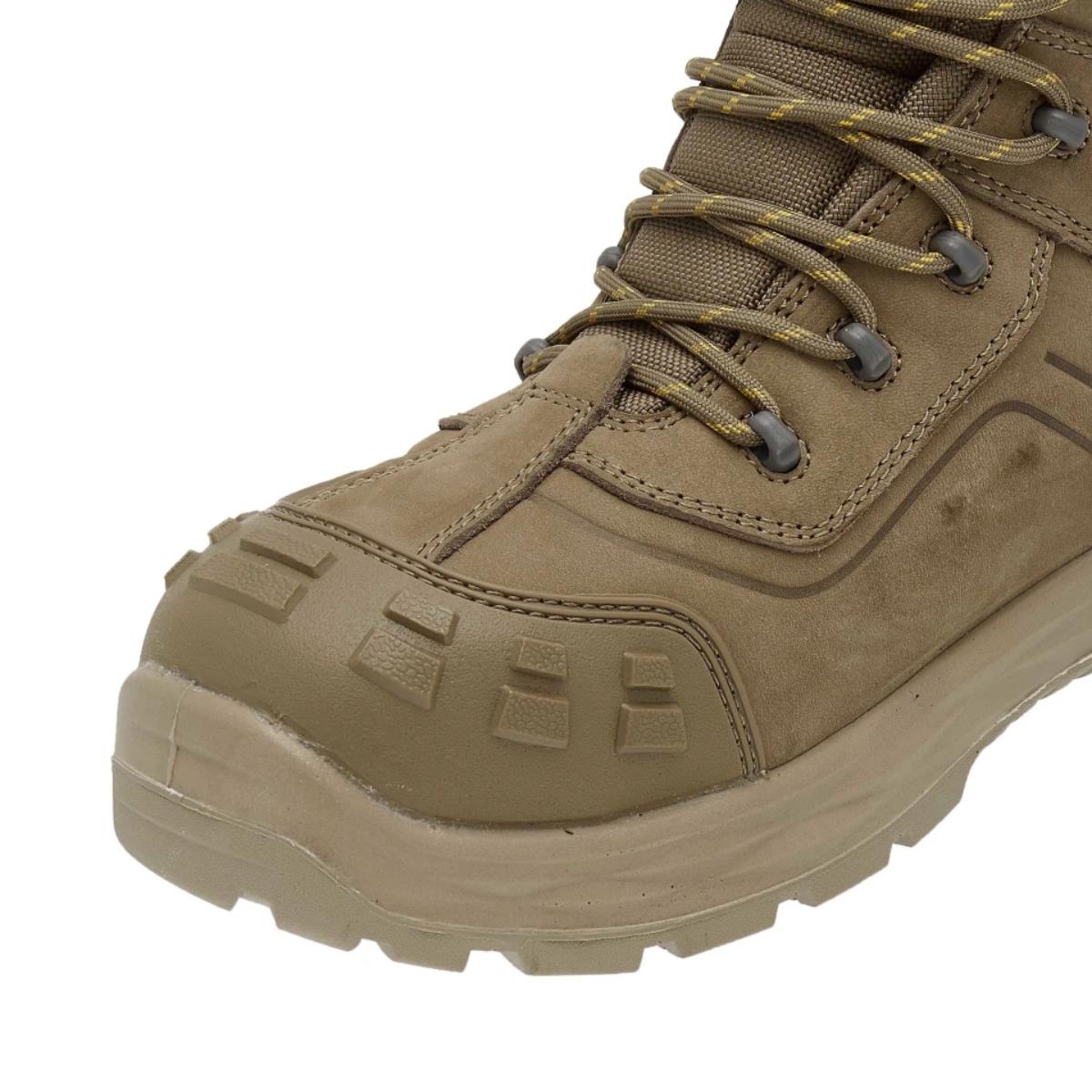 Stanley Atlanta Waterproof Safety Hiker Boots Stone - Size 8