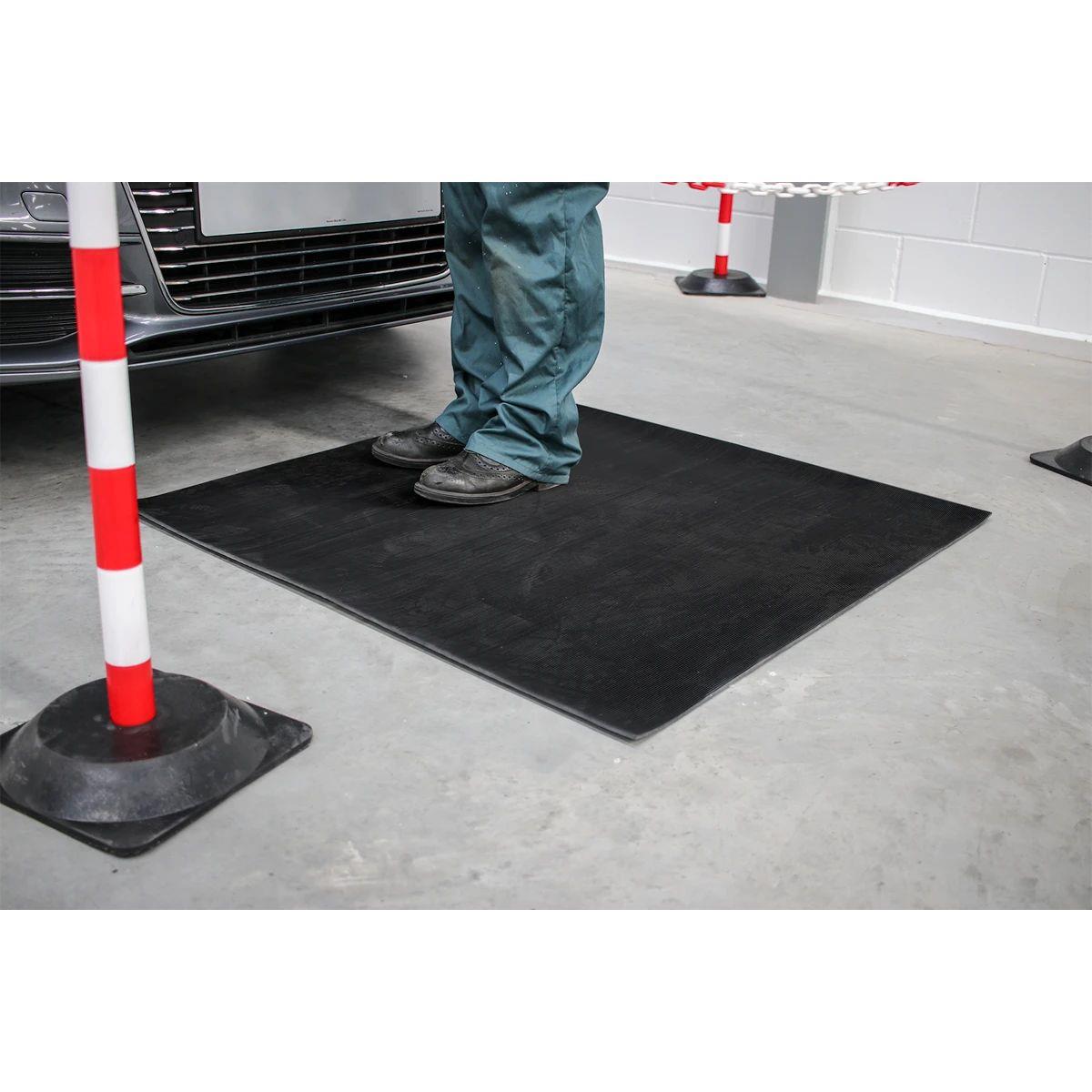 Sealey HVM17K02 Electrician's Insulating Rubber Safety Mat 1 x 1m