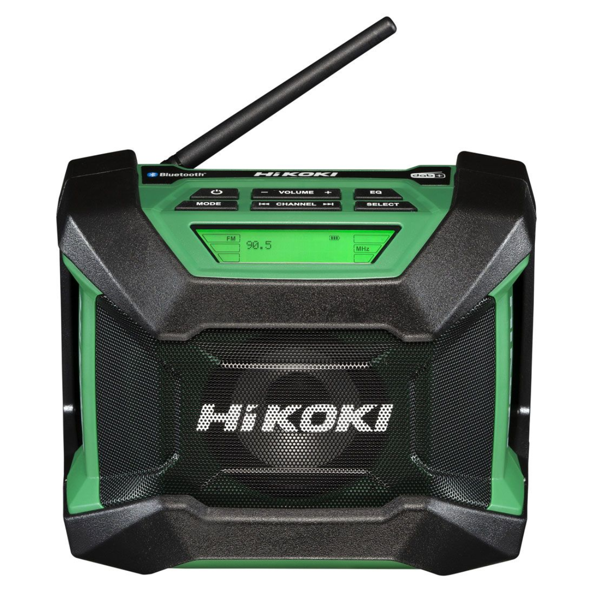 HiKOKI UR18DAJ4Z 18V AM/FM DAB+ Bluetooth Jobsite Radio With 1 x 2.0Ah Battery & Charger