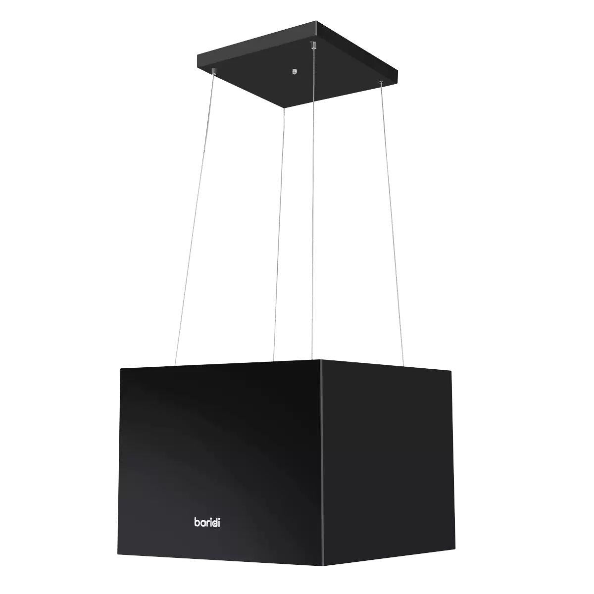 Sealey DH109 Baridi Square Island Cooker Hood 40cm Black 240V