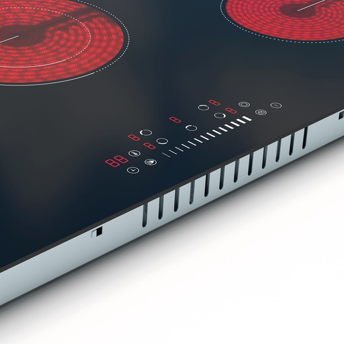 Sealey DH175 Baridi Integrated Ceramic Hob with 5 Cooking Zones 77cm 8200W Output