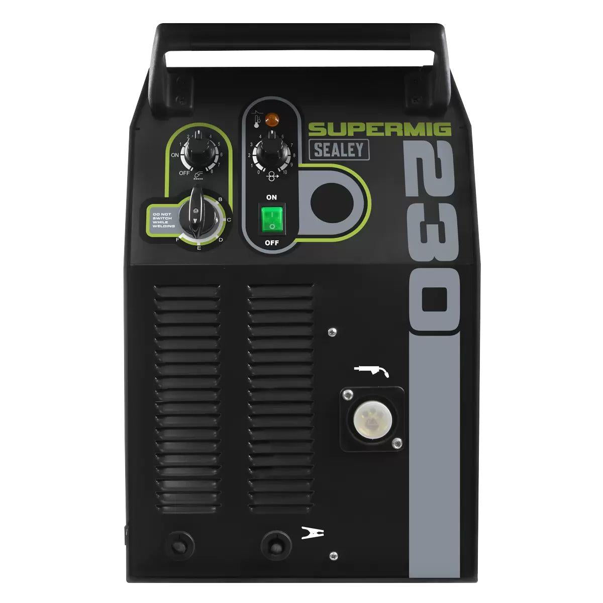 Sealey SUPERMIG230 Professional MIG Welder 230A with Binzel Euro Torch 230V
