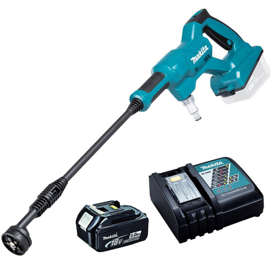 Makita DHW180Z 18V LXT Cordless Pressure Washer With 1 x 5.0Ah Battery & Charger