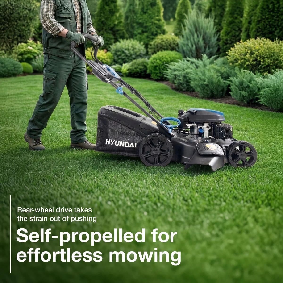 Hyundai HYM20200SPEX 196cc 51cm Self-Propelled Petrol Lawnmower