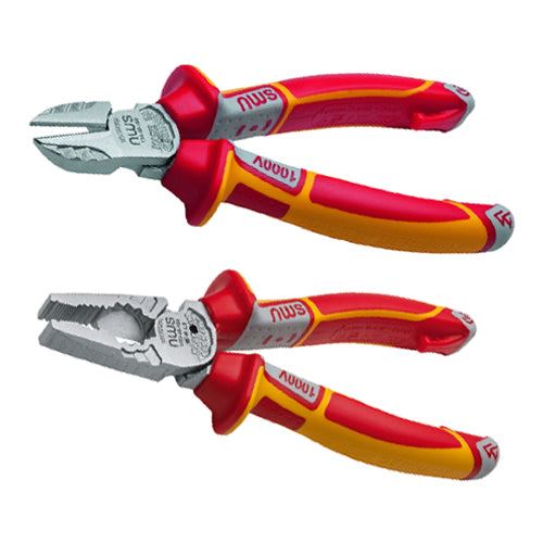 NWS NW860-3K VDE Sidecutter and Combination Plier Set of 2 Piece