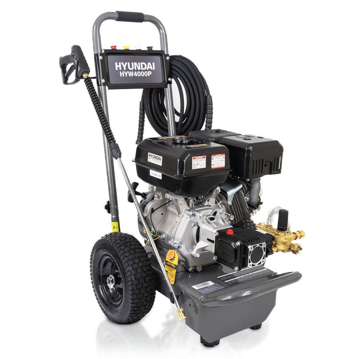 Hyundai HYW4000P Petrol Pressure Washer 420cc Engine, 15L/Min Flow & AR Pump for Powerful Cleaning
